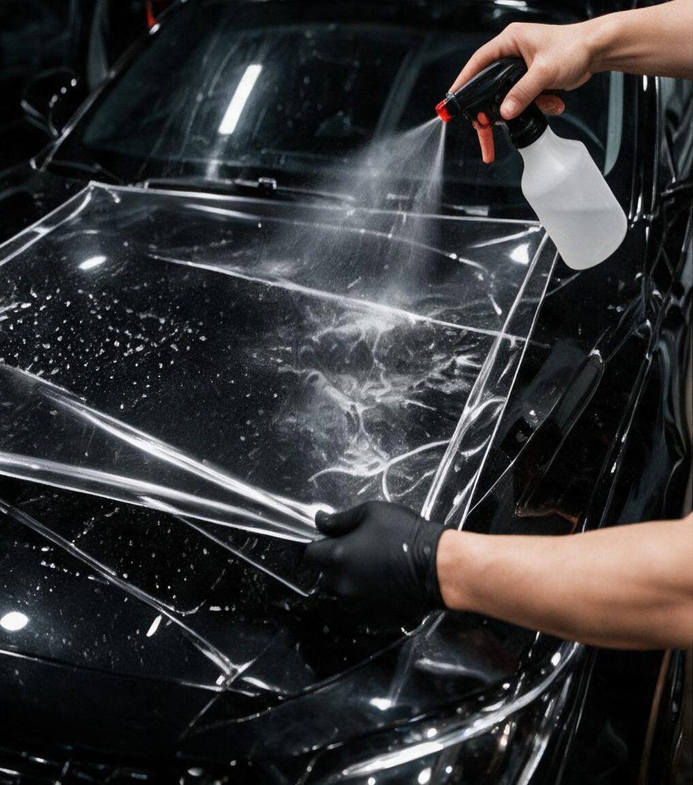10SILE AUTO paint protection film on a BMW